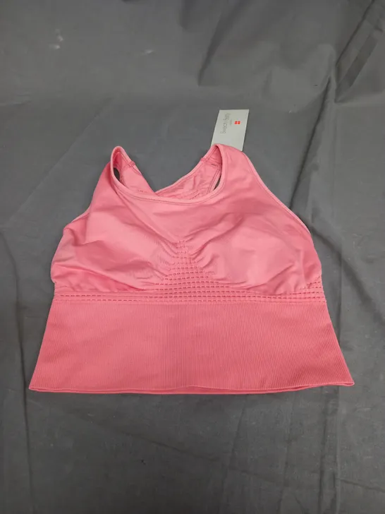 SWEATY BETTY STAMINA LONGLINE WORKOUT BRA - LARGE