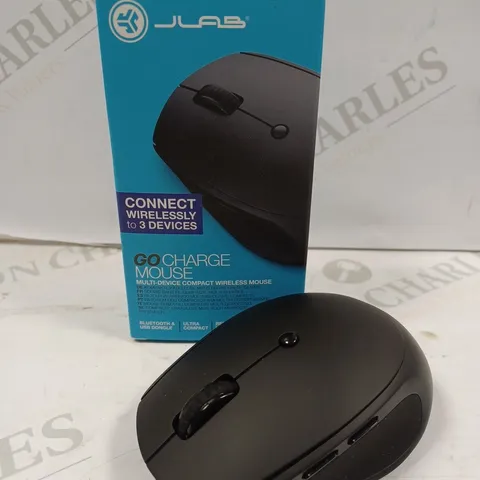 BOXED JLAB GOCHARGE WIRELESS MOUSE 