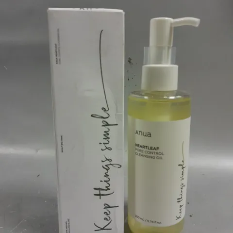 BOXED ANUA HEARTLEAF PORE CONTROL CLEANSING OIL - 200ML 