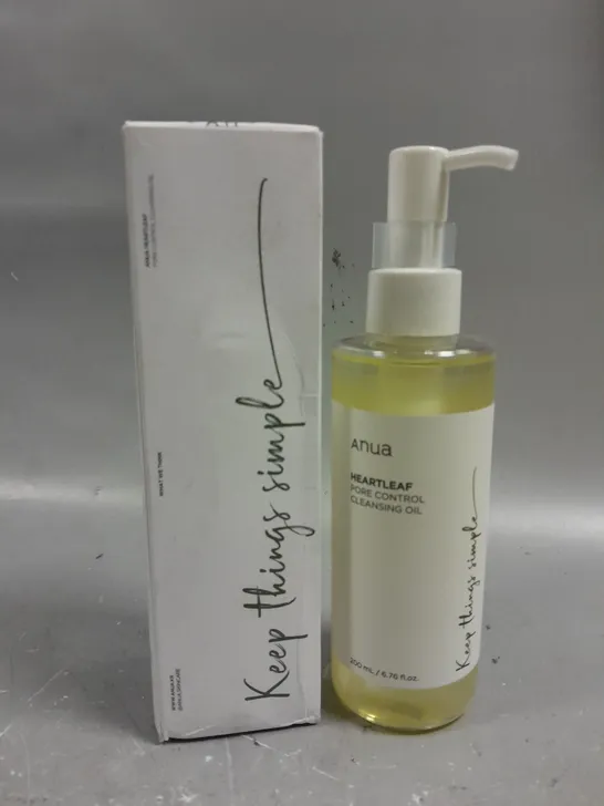 BOXED ANUA HEARTLEAF PORE CONTROL CLEANSING OIL - 200ML 