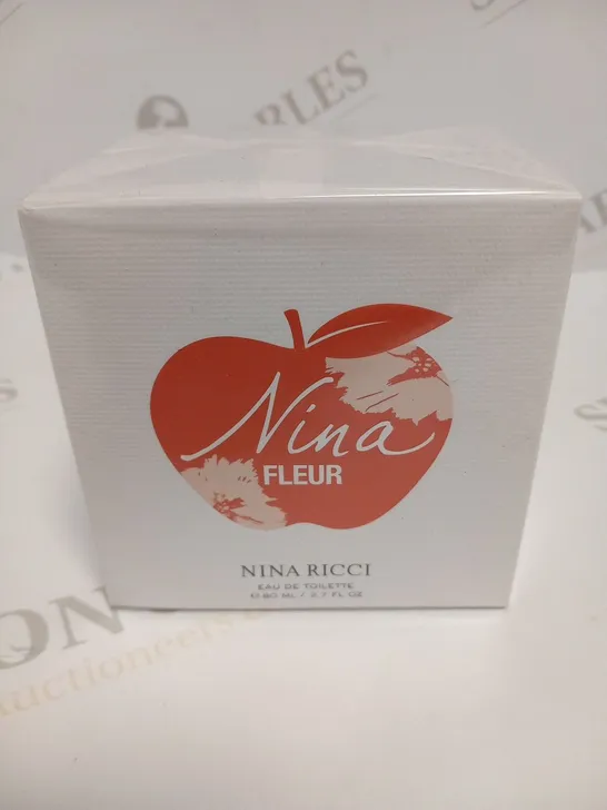 BOXED AND SEALED NINA FLEUR NINA RICCI EAU DE TOILETTE 80ML