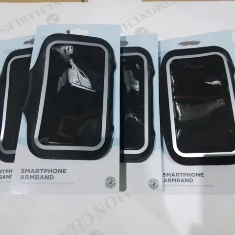 LOT OF 12 4-PACK BOXES OF BRAND NEW SMARTPHONE ARMBANDS