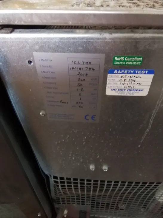 COMMERCIAL ICS700 COOLING FAN UNIT 