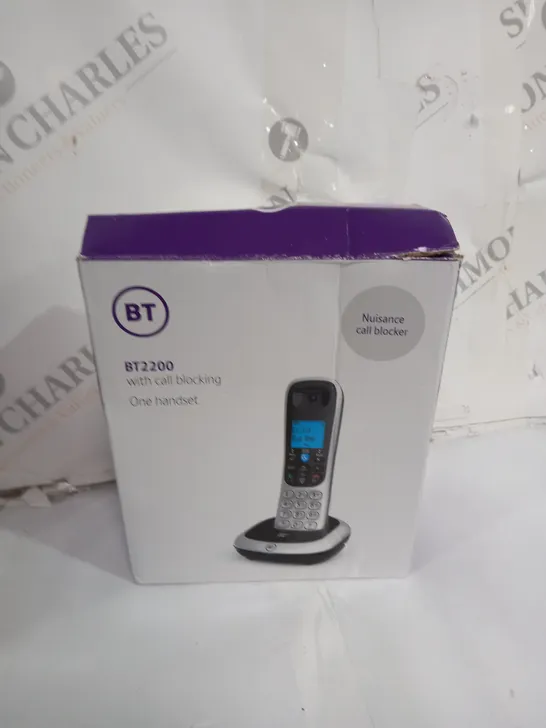 BOXED BT 2200 CORDLESS TELEPHONE - SINGLE