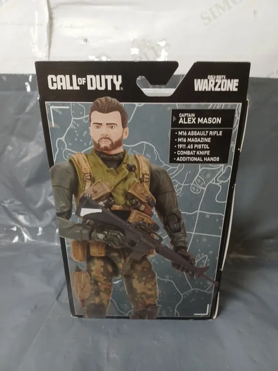 CALL OF DUTY WARZONE CAPTAIN ALEX MASON ACTION FIGURE WITH ACCESSORIES