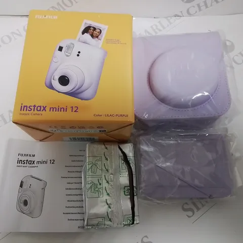 FUJIFILM INSTAX MINI 12 LILAC PURPLE BUNDLE