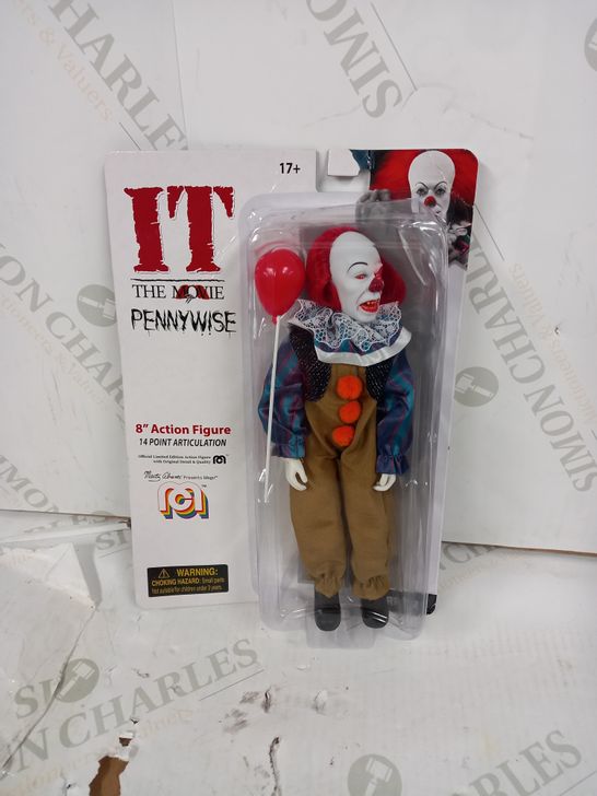 IT THE MOVIE PENNYWISE 8" ACTION FIGURE 17+