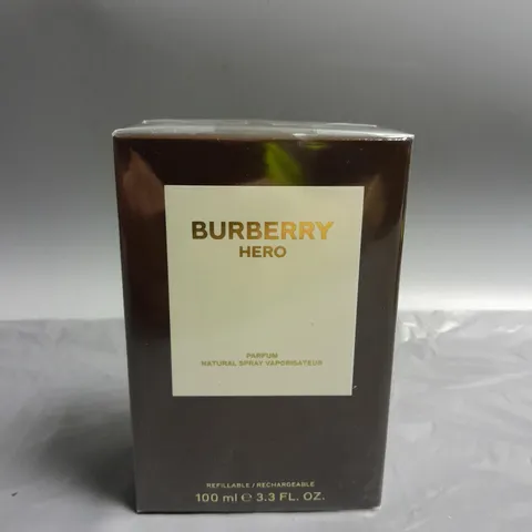 BOXED AND SEALED BURBERRY HERO HIM PARFUM 100ML