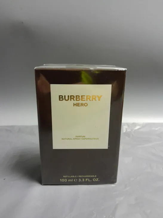 BOXED AND SEALED BURBERRY HERO HIM PARFUM 100ML