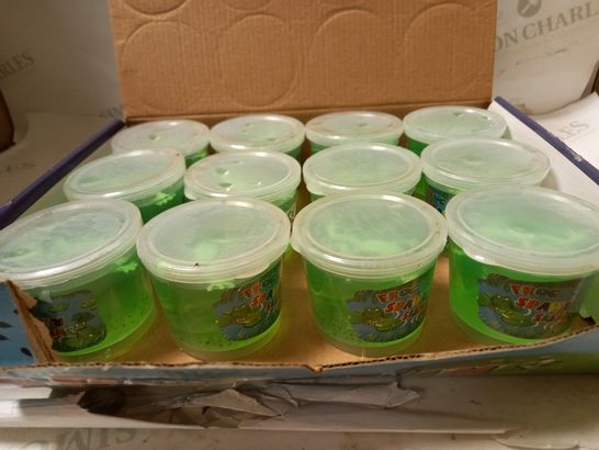 LOT OF 12 X 5 FROG SPAWN SLIME TOYS 