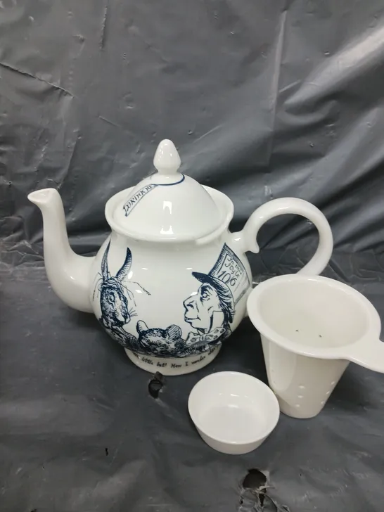 ALICE IN WONDERLAND TEA PARTY TEAPOT