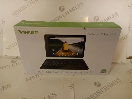 BRAND NEW BOXED VENTURER 10.1" TABLET WITH DETACHABLE KEYBOARD