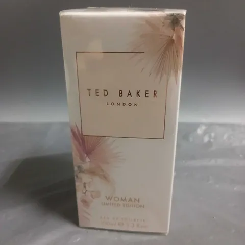 BOXED AND SEALED TED BAKER LONDON WOMAN LIMITED EDITION EAU DE TOILETTE 100ML