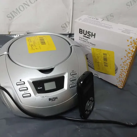 APPROXIMATELY 12 ASSORTED ELECTRICALS TO INCLUDE BUSH MP3 PLAYER, BUSH PORTABLE CD PLAYER, CD RADIO BOOMBOX, ETC