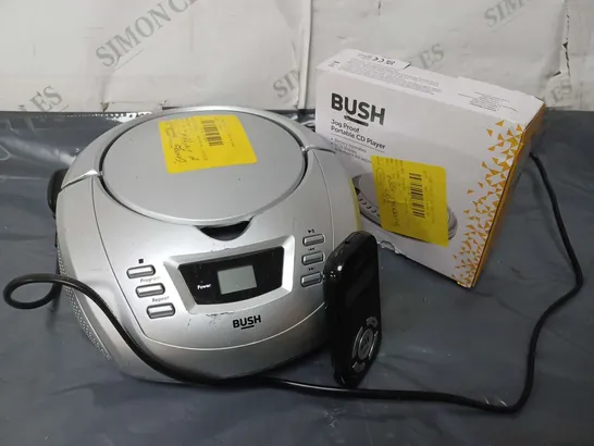 APPROXIMATELY 12 ASSORTED ELECTRICALS TO INCLUDE BUSH MP3 PLAYER, BUSH PORTABLE CD PLAYER, CD RADIO BOOMBOX, ETC