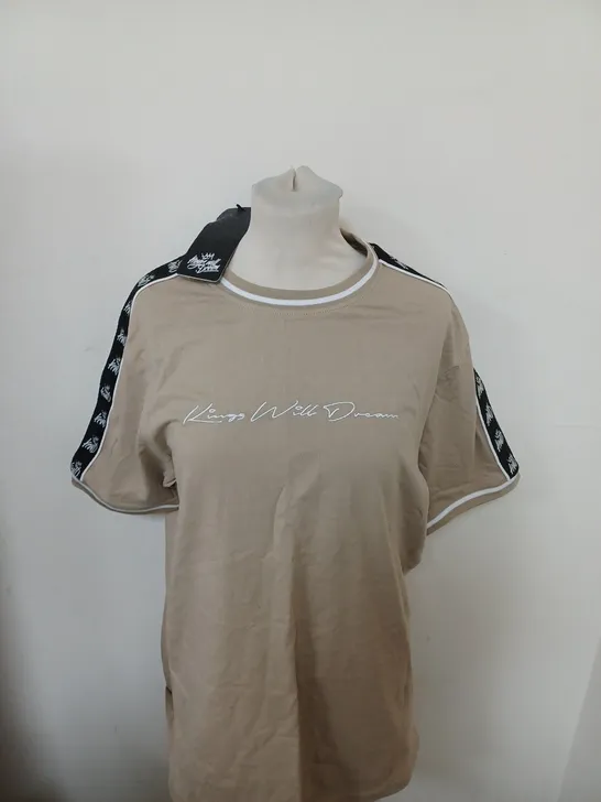 KINGS WILL DREAM SLOGAN T-SHIRT SIZE M