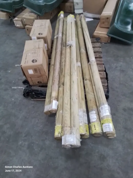 A PALLET OF ASSORTED SWING PARTS 