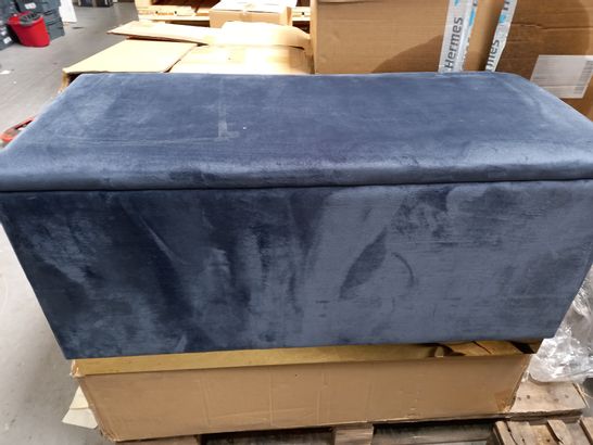 STORAGE OTTOMAN (NAVY BLUE)