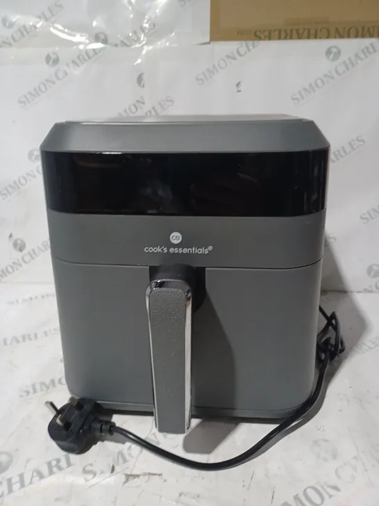 COOK'S ESSENTIALS 5.8L AIR FRYER IN SLATE GREY