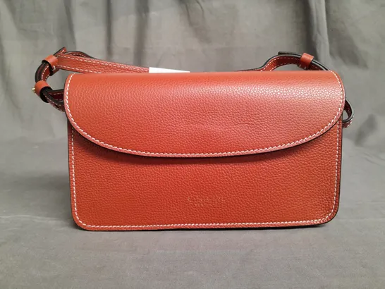 C.NICOL ORANGE OVER SHOULDER CLUTCH BAG