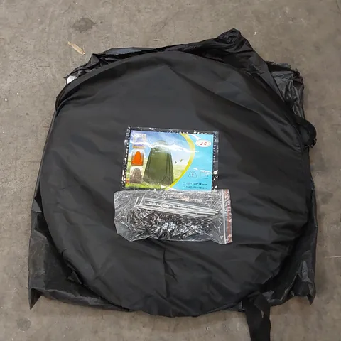 BAGGED 1-MAN POP-UP TENT IN BLACK (1 ITEM)