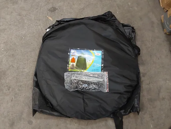 BAGGED 1-MAN POP-UP TENT IN BLACK (1 ITEM)