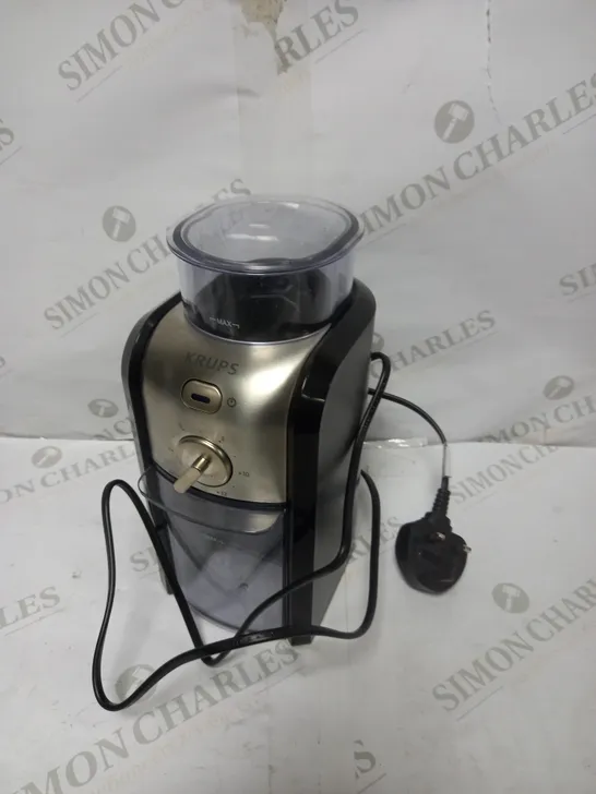 KRUPS EXPERT BURR GRINDER FOR COFFEE BEANS