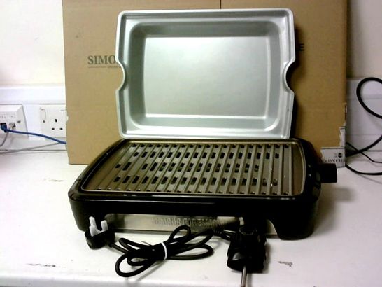 GEORGE FOREMAN LARGE SMOKELESS BBQ GRILL