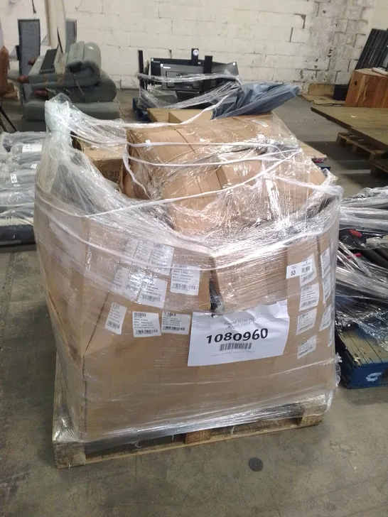 PALLET OF APPROXIMATELY 21 UNPROCESSED RAW RETURN HOUSEHOLD AND ELECTRICAL GOODS TO INCLUDE;