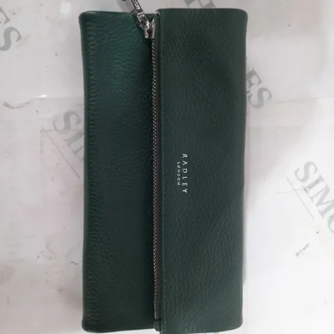 RADLEY LONDON FAUX LEATHER PURSE IN GREEN