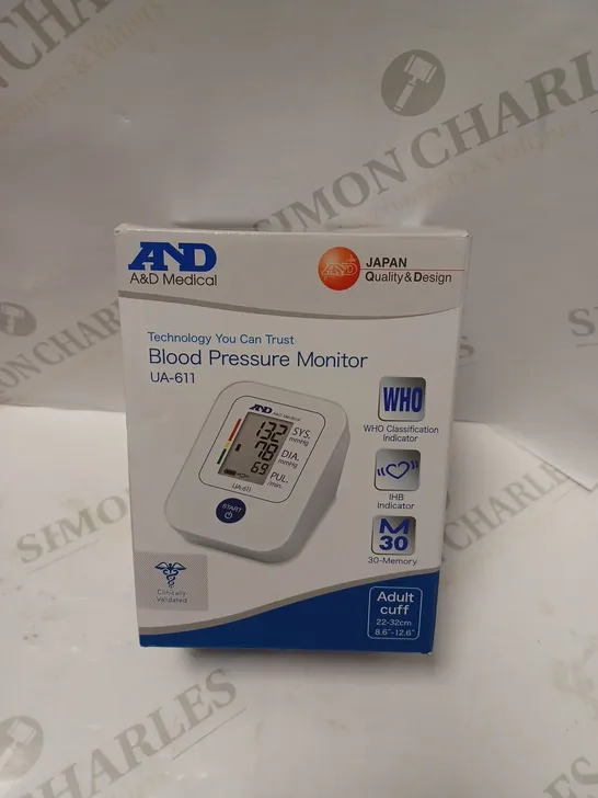 A&D MEDICAL - BLOOD PRESSURE MONITOR