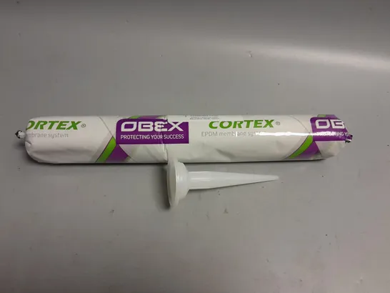 BOXED LOT OF 12 OBEX PASTE ADHESIVE BLACK 600ML CORTEX 0767