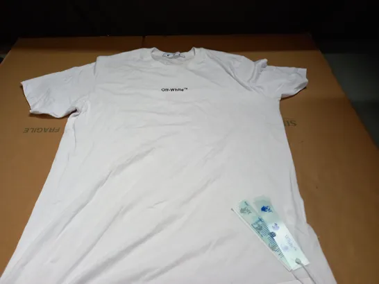 OFF WHITE WHITE T-SHIRT - XXL