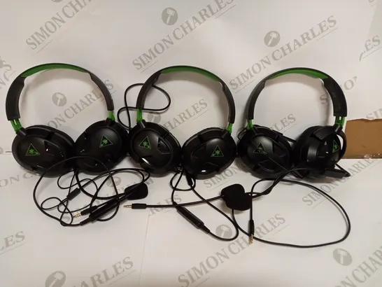 BOX OF 3 TURTLE BEACH RECON 50X WIRED GAMING HEADSETS FOR XBOX 