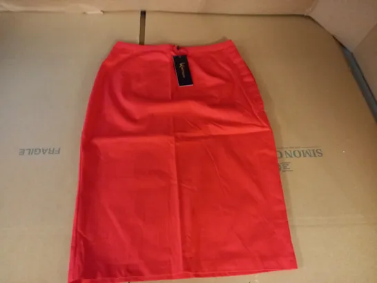 BRAND NEW KINTSUGI RED STRAIGHT SKIRT - 10