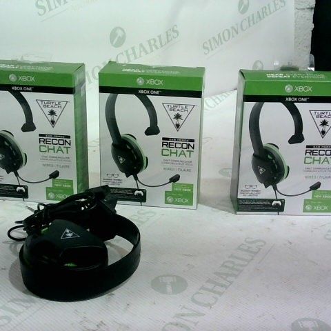3 X TURTLE BEACH EARFORCE RECON CHAT WIRED HEADSET 