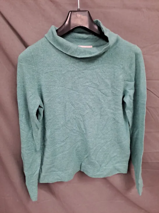 HOBBS LONDON LADIES JUMPER GREEN SIZE S