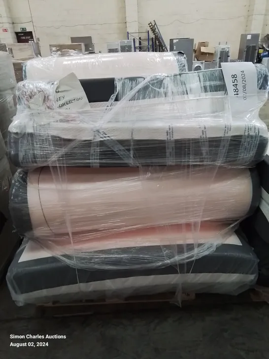 PALLET CONTAINING VARIOUS MATTRESSES SIZES AND SPECS VARY