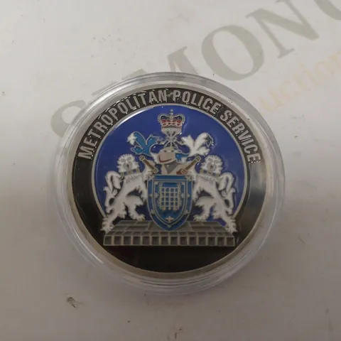 COLLECTABLE METROPOLITAN POLICE SERVICE COIN - NEW SCOTLAND YARD 