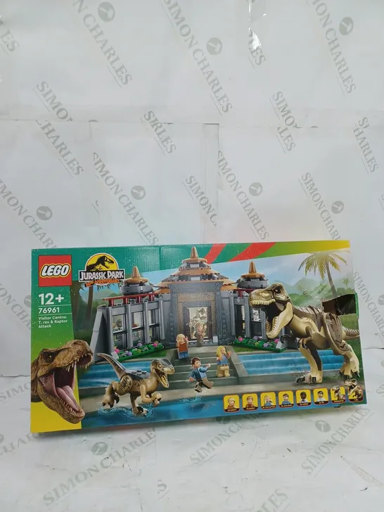 BOXED LEGO JURASSIC PARK 30TH ANNIVERSARY VISITOR CENTRE: T. REX & RAPTOR ATTACK 76961 RRP £114.99