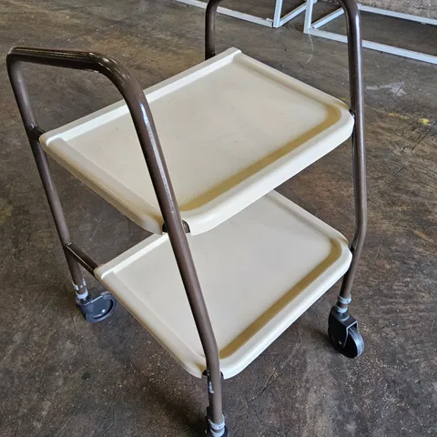 TWO TIER WHEELED TROLLEY 