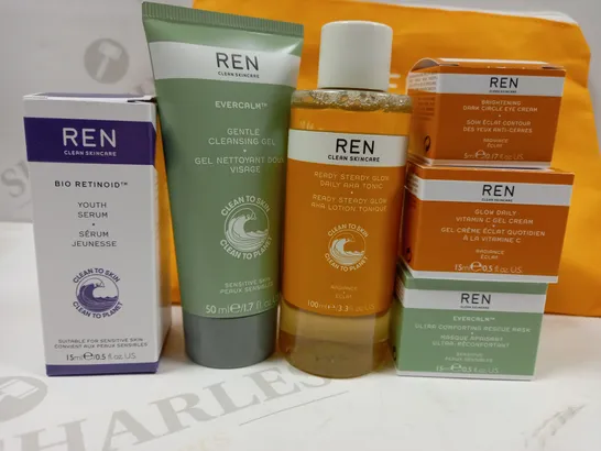 REN SKINCARE GIFT BAG INCLUDES 6 