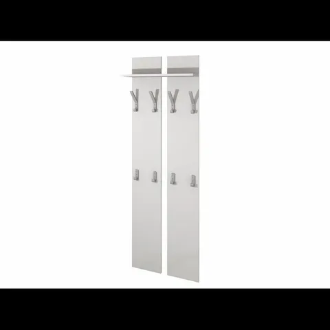 BOXED MANNO WALL MOUNTED COAT RACK (2 BOXES)