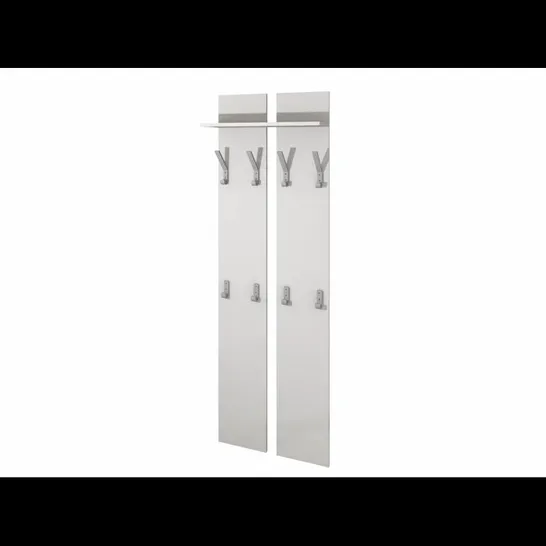 BOXED MANNO WALL MOUNTED COAT RACK (2 BOXES)