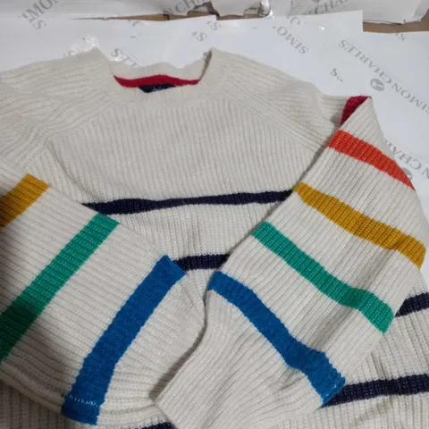 JOULES STRIPEY KNITTED JUMPER SIZE 16