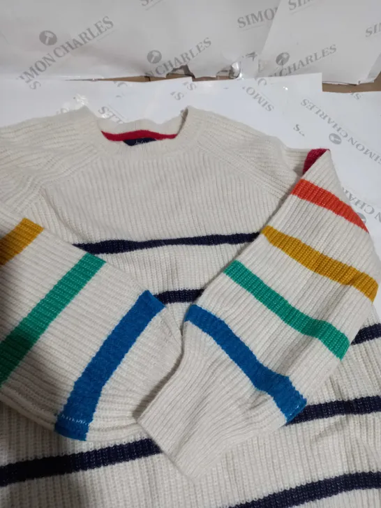 JOULES STRIPEY KNITTED JUMPER SIZE 16