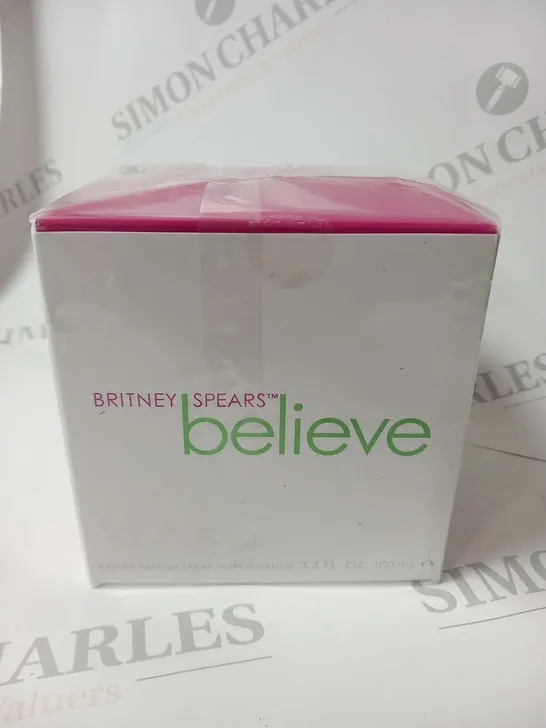 BOXED AND SEALED BRITANY SPEARS BELIEVE EAU DE PARFUM 100ML