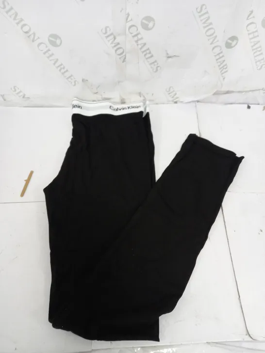 BOXED CALVIN KLEIN EXTRA LARGE BLACK LEGGINGS 