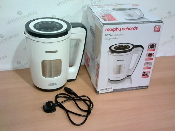Lot 2316 MORPHY RICHARDS TOTAL CONTROL SOUP MAKER Simon Charles