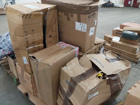 PALLET OF ASSORTED FURNITURE PARTS AND OTHER ASSORTED ITEMS 